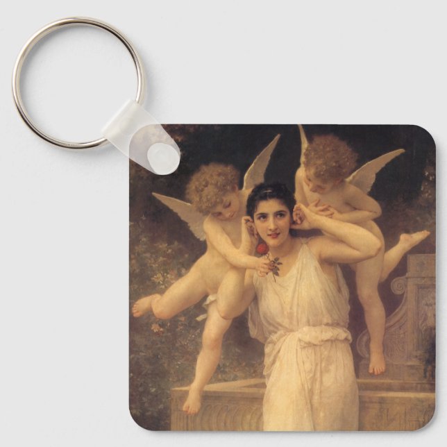 Porte-clés Jeunesse par Bouguereau, Portrait d'Anges Victorie (Recto)