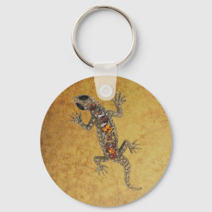 Porte-clés Jewel Lézard cuir (091-013)