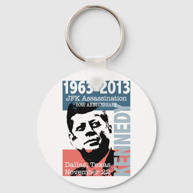 Porte-clés JFK Kennedy Assassinat Anniversaire 1963 - 2013 (Recto)
