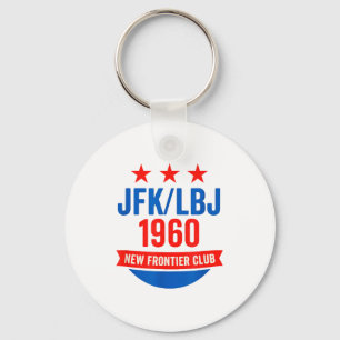 Porte-clés Jfk Lbj 1960 Nouvelle Frontière Campagne John F Ke