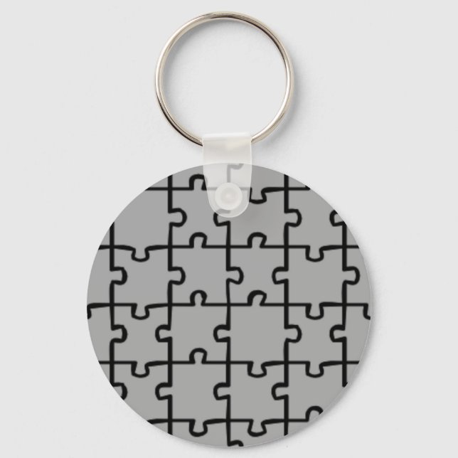 Porte-clés Jigsaw Puzzle Pièces Motif 4 (Recto)