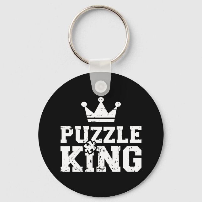 Porte-clés Jigsaw puzzle roi (Recto)