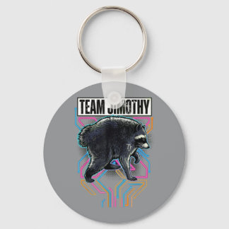 Porte-clés Jimothy Raccoon Drôle Équipe Panda Ordures Jimothy