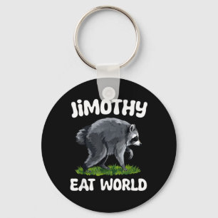 Porte-clés Jimothy règne sur le monde Raton laveur Seattle Fv