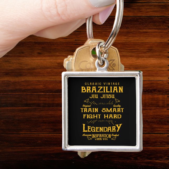 Porte-clés Jitsu (Personalized Jiu Jitsu Key Ring.)