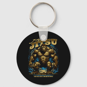 Porte-clés Jiu Jitsu Brésilien __ Combattant MMA Cool Aggress