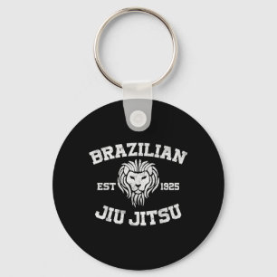 Porte-clés Jiu Jitsu Brésilien Fait 1925 Lion Head Classic