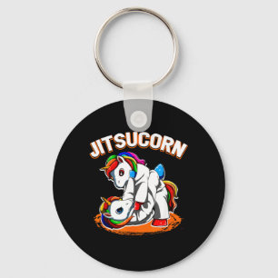 Porte-clés Jiu Jitsu Brésilien Licorne Autodéfense Judo