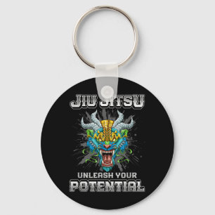 Porte-clés Jiu Jitsu Brésilien MMA et Grappling BJJ Tigre