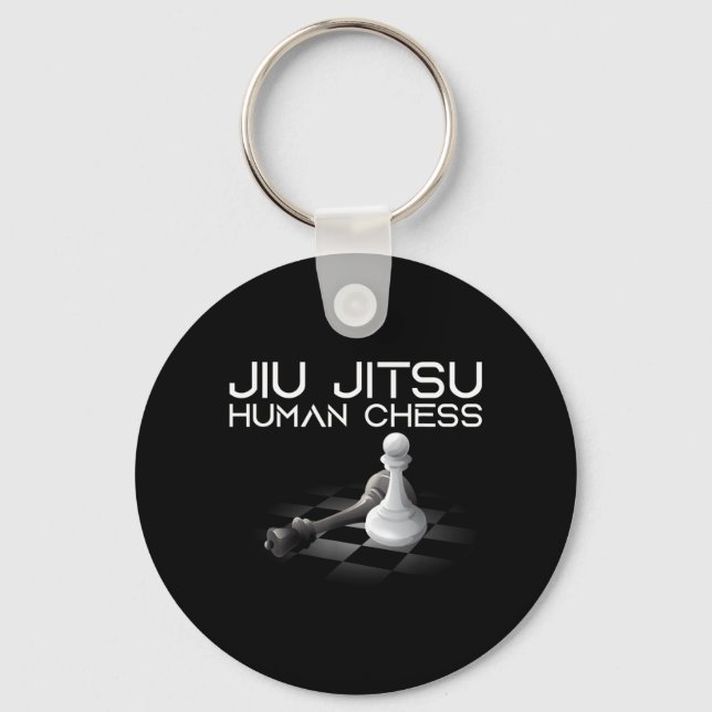 Porte-clés Jiu Jitsu Chess Jiu Jitsu Brésilien MMA (Recto)