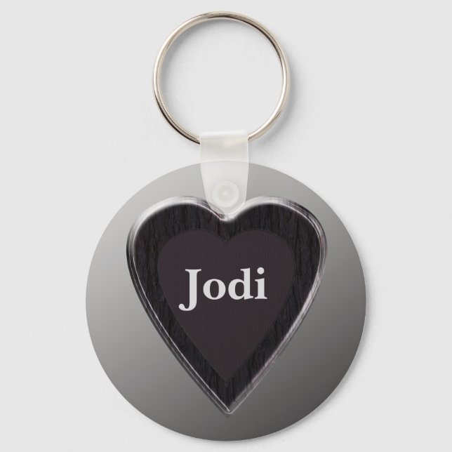 Porte-clés Jodi Heart Keychain par 369MyName (Recto)