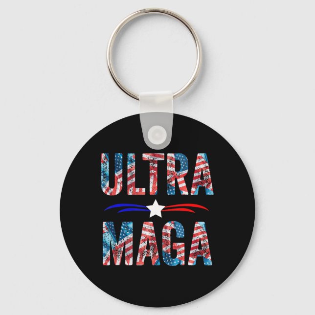 Porte-clés Joe Biden Ultra Maga  (Recto)