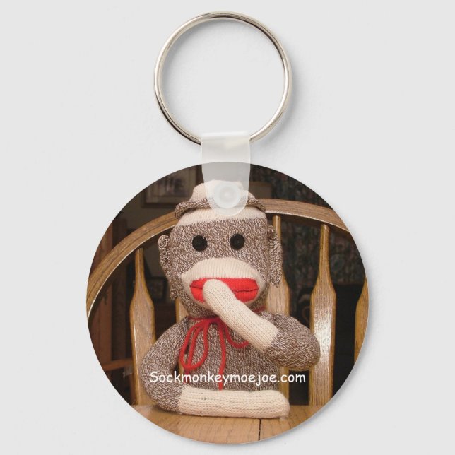 Porte-clés Joe Sock Monkey Keychain (Recto)