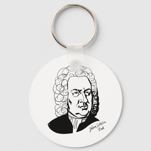 Porte-clés Johann Sebastian Bach (Recto)