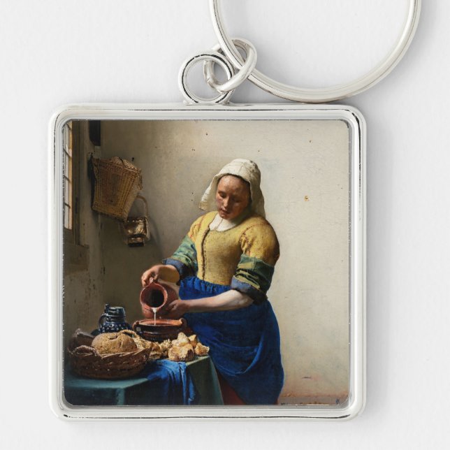 Porte-clés Johannes Vermeer - The Milkmaid (Devant)