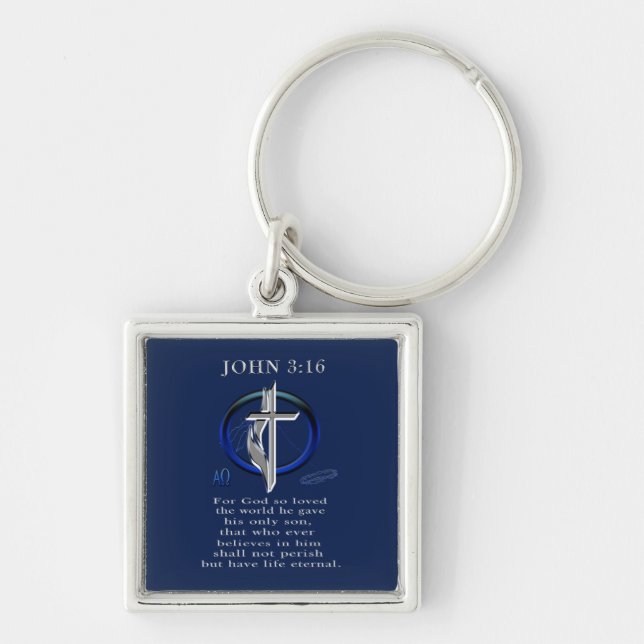 Porte-clés John 3:16 (Devant)
