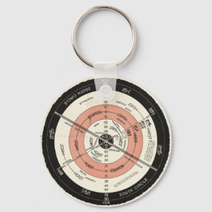 Porte-clés John Abizaid NEW CORRECT MAP FLAT SURFACE Keychain