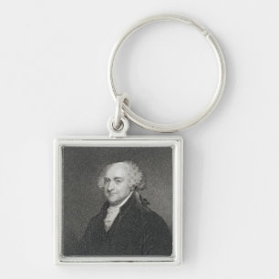 Porte-clés John Adams, gravé par James Barton Longacre (179