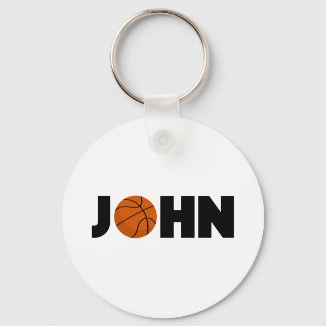 Porte-clés John Basketball (Recto)