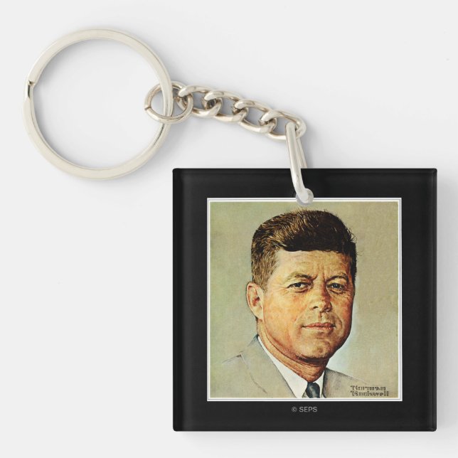 Porte-clés John F. Kennedy DANS MEMORIAM (Devant)