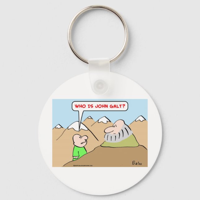 Porte-clés john galt ayn rand objectivism (Recto)