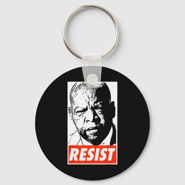 Porte-clés John Lewis - Résiste 1 (Recto)