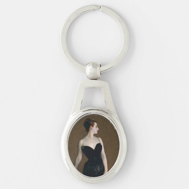 Porte-clés John Singer Sargent Madame X Classic Portrait (Devant)