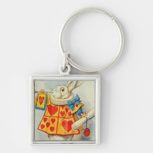 Porte-clés John Tenniel | The White Rabbit (Devant)