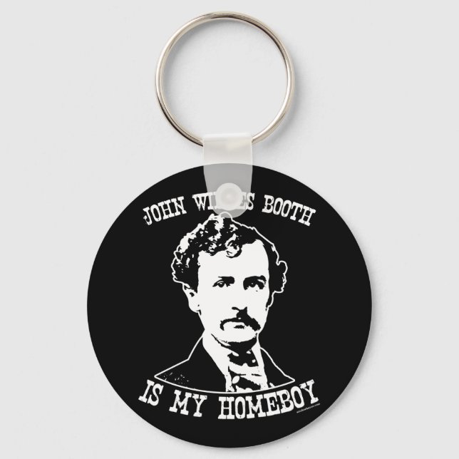 Porte-clés john wilkes stand est mon garçon (Recto)