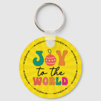 Joie au monde Typographie de Noël colorée