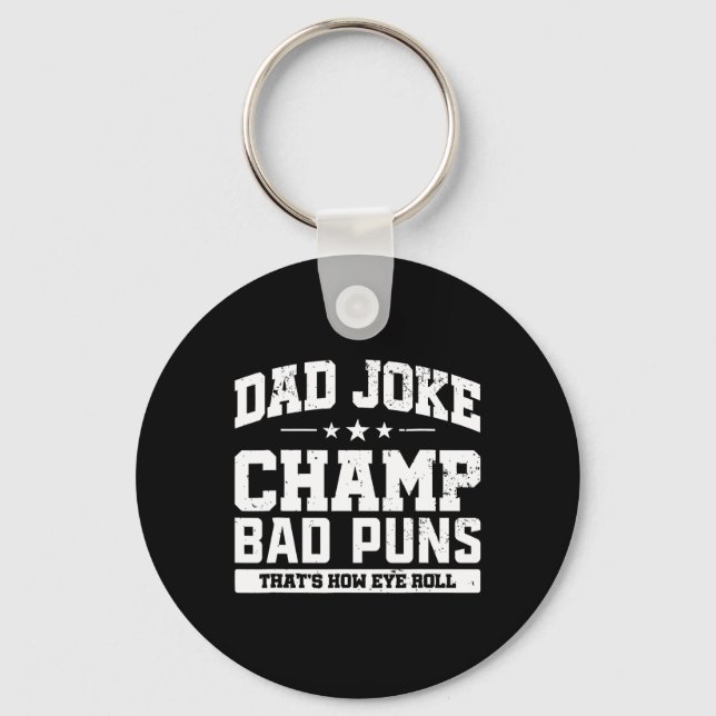 Porte-clés Joie Champ Mauvais Puns Comment Les Yeux Roulent F (Recto)