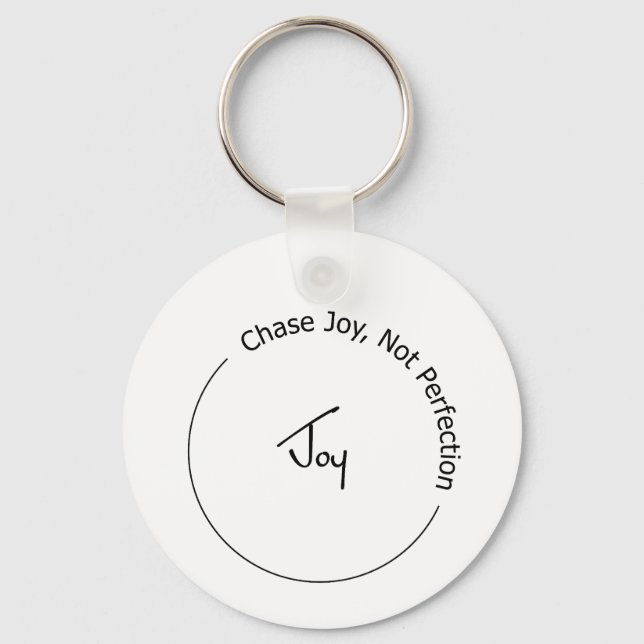 Porte-clés Joie et non perfection (Recto)