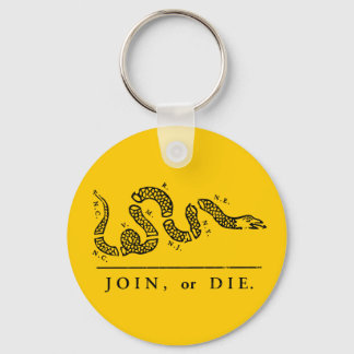 Porte-clés Join or Die - Libertarian