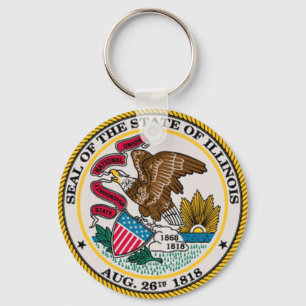 Porte-clés Joint d'état de l'Illinois
