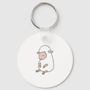 Porte-clés joli bébé agneau