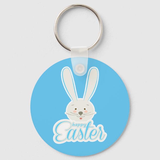 Porte-clés Joli Bunny de Pâques oeufs de chasse printemps de  (Recto)