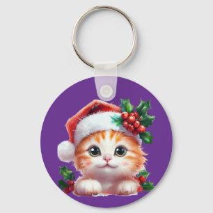 Porte-clés Joli cadeau de Noël - cadeau de vacances festive