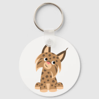 Porte-clés Joli Cartoon Prankish Lynx Porte - clé