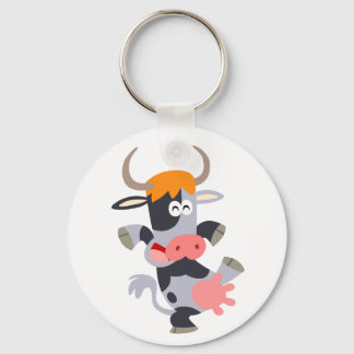 Porte-clés Joli Dancing Porte - clé de Vache de dessin