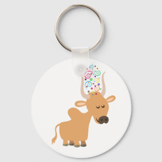 Porte-clés Joli dessin Porte - clé Brahman Cow