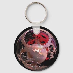 Porte-clés Joli en Cogs Rose