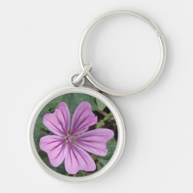 Porte-clés Joli Fleur sauvage  violet Porte - clé (Devant)