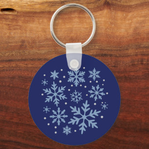 Porte-clés Joli flocon de neige Noël hiver vacances Cozy Xmas