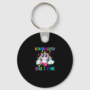 Porte-clés Joli jardin d'enfants licorne me voici école mater