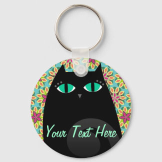 Porte-clés Joli Kitty noir