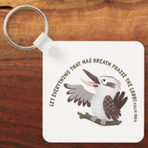 Joli kookaburra louez le Seigneur verset biblique