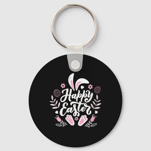 Porte-clés Joli lapin de Pâques (Recto)