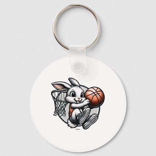Porte-clés Joli lapin de Pâques Dunk Squad Bysketbyll  (Recto)