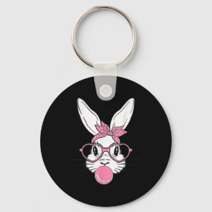 Porte-clés Joli Lapin Rabbit Face Avec Bandana Heart Gles But