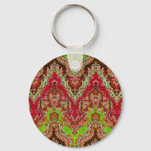 Porte-clés Joli motif arabe coloré vintage
